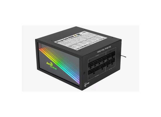 AeroCool Mirage Gold 850W ARGB – Fully Modular 80 Plus Gold Power Supply with Infinity Mirror Design